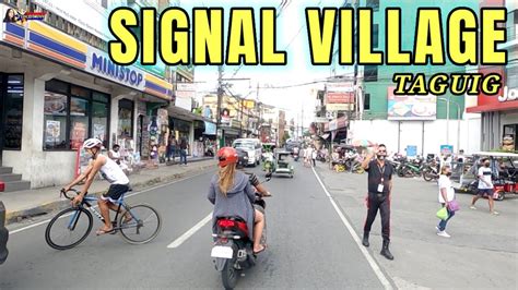 signal village taguig city zip code